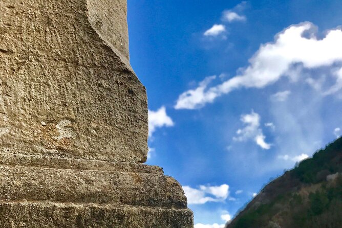 A day with the shepherd milking sheeps and making cheese in the National Park of Abruzzo - Rocca Calascio and its high mountain setting