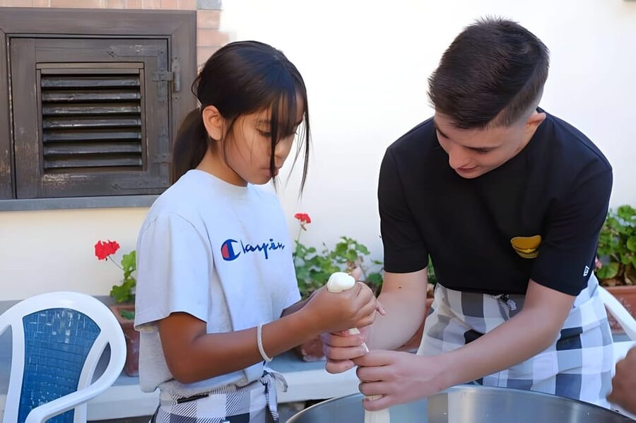 Amalfi: Learn how to make pasta, mozzarella and tiramisù! - The view, castle, and animals