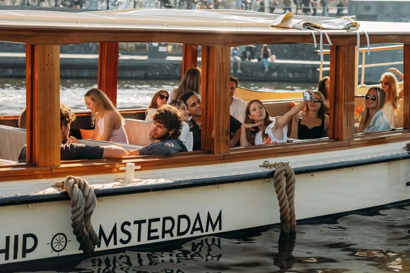 Amsterdam: Classic Saloon Boat Cruise with Cheese & Wine - Is one hour enough for Amsterdam?