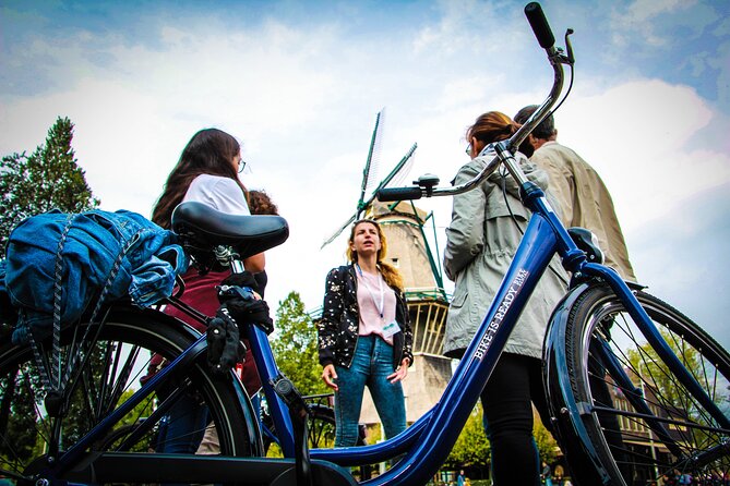 Amsterdam Small-Group Bike Tour With Canal Cruise, Drinks, Cheese - De Gooyer Windmill and the ARTIS area