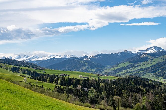 Appenzell Alps Day Trip from Zurich – Farm Life & Cheese Tasting - Riding the cable car to Hoher Kasten