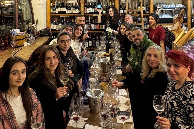 Armenian Wine Tasting with Local Cheese and Salami Platter - Six Armenian wines at In Vino on Martiros Saryan Street