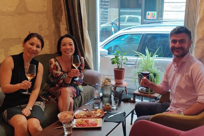 Bordeaux Night Walk Ending with Delicious wine & cheese Tasting - Place Camille Jullian, a quieter change of pace