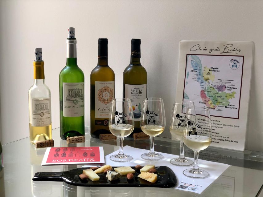Bordeaux wines : tasting with 4 white wines and cheeses - A Gentle Introduction to Bordeaux White Wine