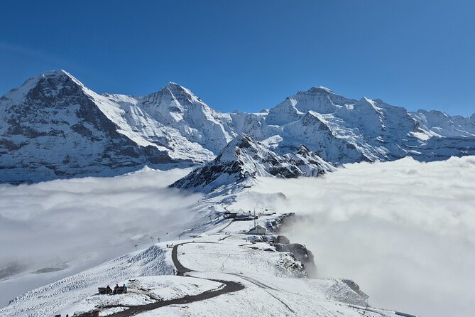 Cheese and chocolate on mountain summit - Männlichen gives you the postcard setting