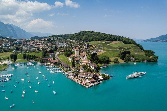 Cheese platter by Boat on Lake Thun, Interlaken - Setting out from Beir Säge in Sigriswil