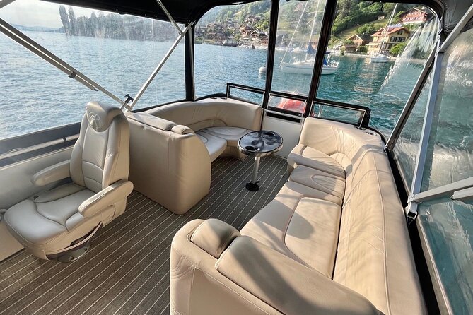 Cheese platter by Boat on Lake Thun, Interlaken - A private hour instead of a crowded cruise