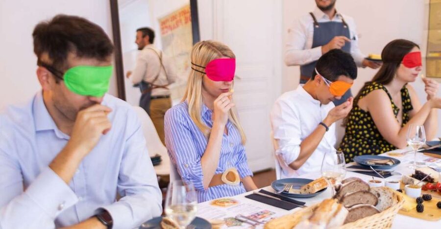 Cheeses and Wines Tour de France with Tasty Games - Starting at Monsieur Le Zinc near Notre-Dame