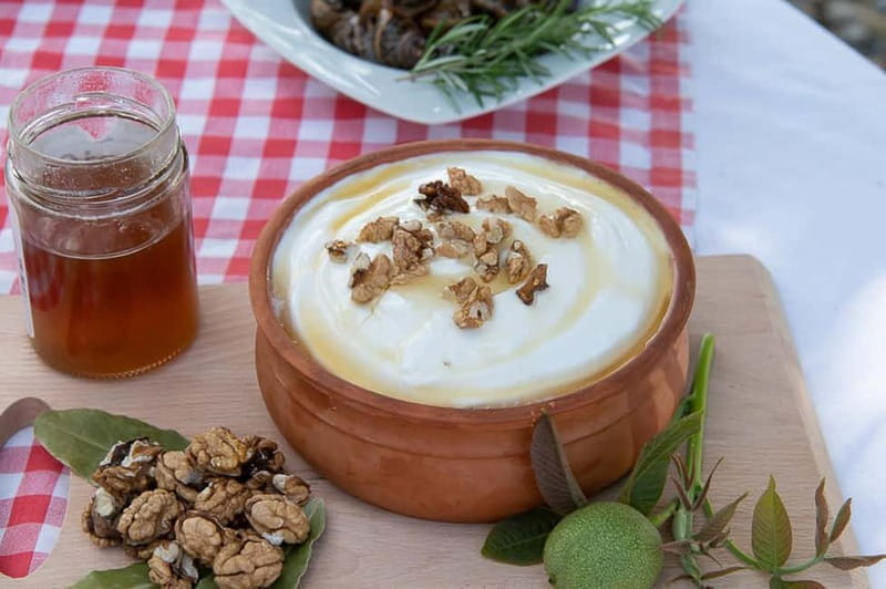 Crete: Farm Visit with Cheese Tasting and Milking Experience - The tasting: feta, graviera, yogurt, and desserts