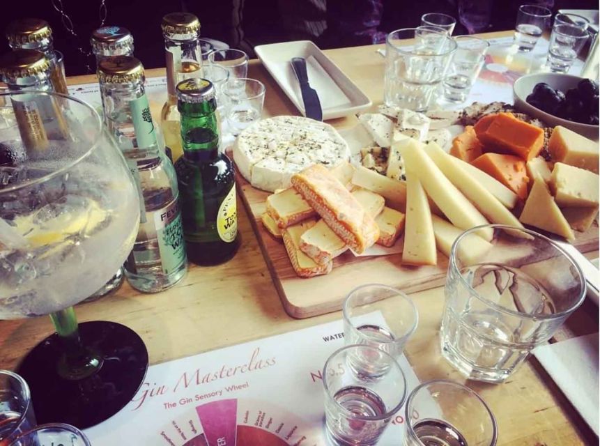 Distillery Masterclass - 8 Scottish gins paired with cheeses - Cheese changes the way gin tastes