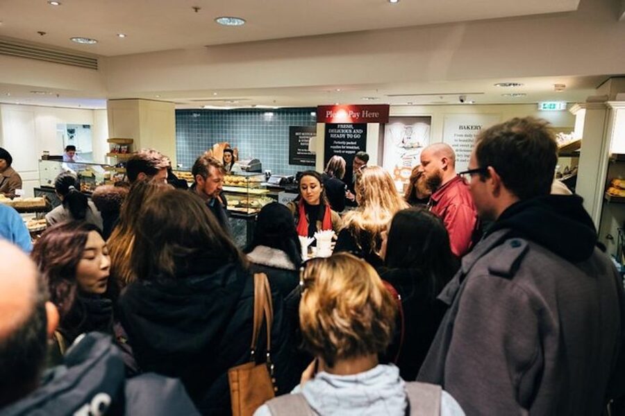 Edinburgh: Cheese Crawl with Local Guide - Mellis Cheese Stockbridge and the glass of wine
