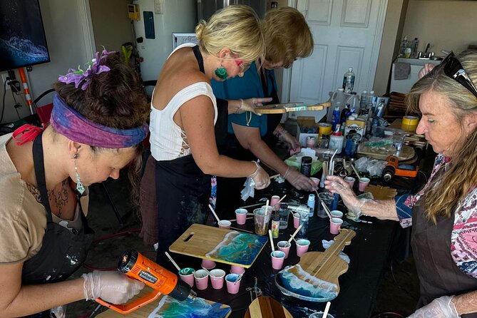 Epoxy Resin Cheese Board Art Class - Why the 24-hour cure time affects your plans
