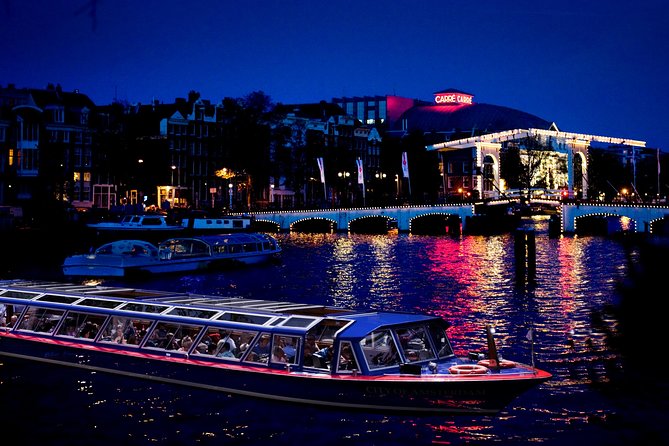 Evening Canal Cruise in Amsterdam with Wine & Cheese Option - The boat, seating, and views