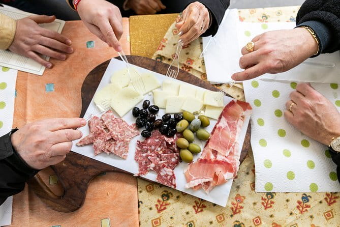 Florence Food Tour of 10+ Authentic Tastings with Cheeses & Wines - The Sunday San Lorenzo version changes the flavor