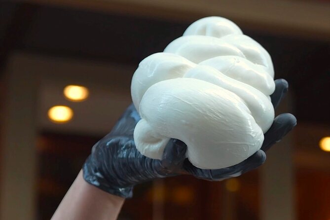 Florence: Mozzarella Cheese Making with Wine and food Tastings - Burrata and stracciatella bring the creamy finish