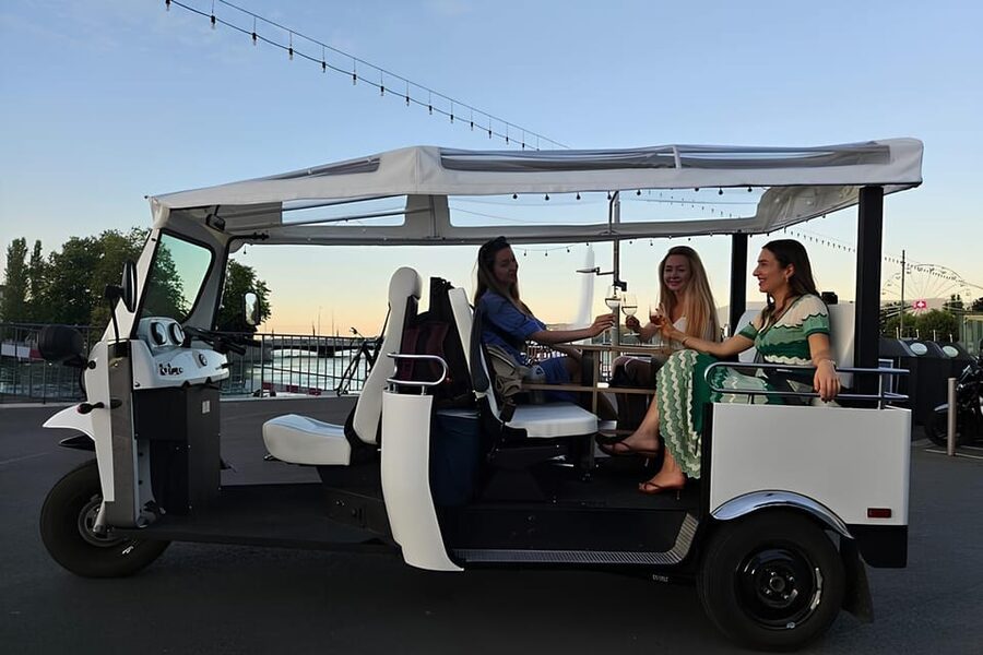 Fondue and wine private Tuk Tuk tour in Geneva - Timing, comfort, and photo planning