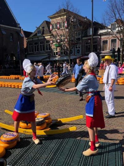From Amsterdam; Alkmaar Cheese market & Zaanse Schans
