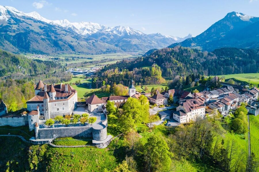 From Geneva: Gruyeres Castle, Cheese, Chocolate & Montreux - The drive from Geneva to the Fribourg Alps