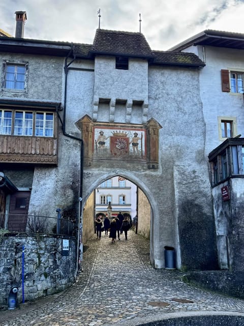 From Geneva: Gruyeres Castle, Cheese, Chocolate & Montreux - Gruyères village and the castle above it