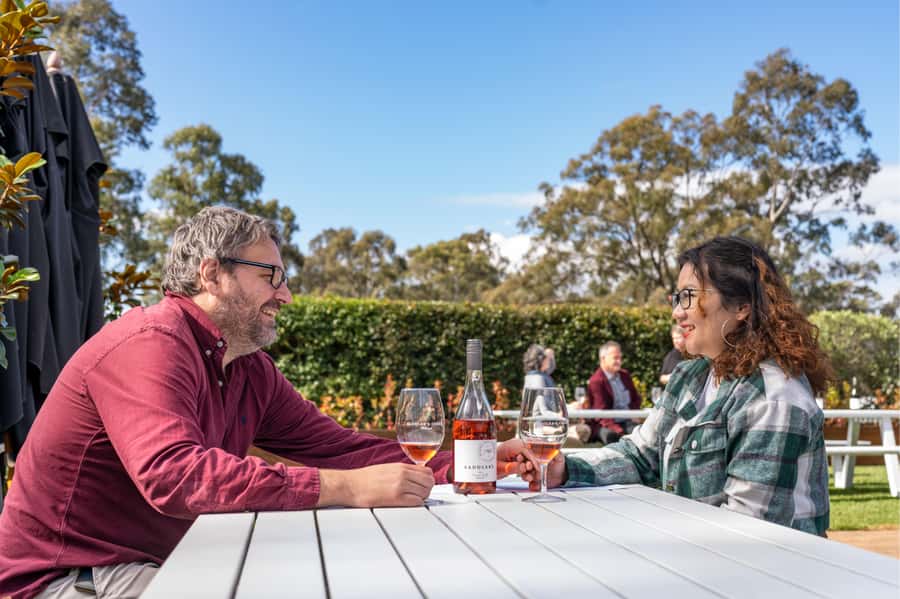 From Sydney: Award-Winning Hunter Valley Wine & Cheese Tour - Lakeside lunch in Pokolbin