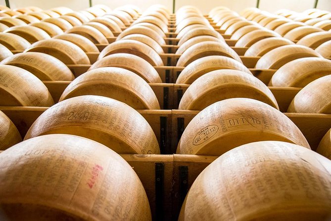 Guided group tour TastyBus: Parmesan Cheese and Parma Ham - Parmigiano Reggiano: copper vats, aging rooms, and careful tasting
