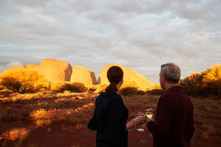 Kata Tjuṯa Sunset Tour with Sparkling Wine and Cheeseboard - What $119 really covers