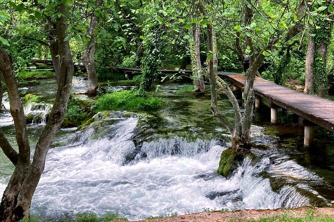 Krka Waterfalls & Wine and Cheese Tasting Tour from Split - One hour in Skradin