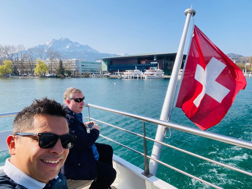 Lucerne CH Tour: Cheese, Chocolate, Chapel Bridge & Chateau - Walking the Reuss River to Chapel Bridge