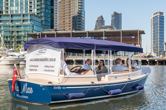Luxury Private 90min Wine and Cheese Yarra River Cruise - Leaving Docklands at 45 Newquay Promenade