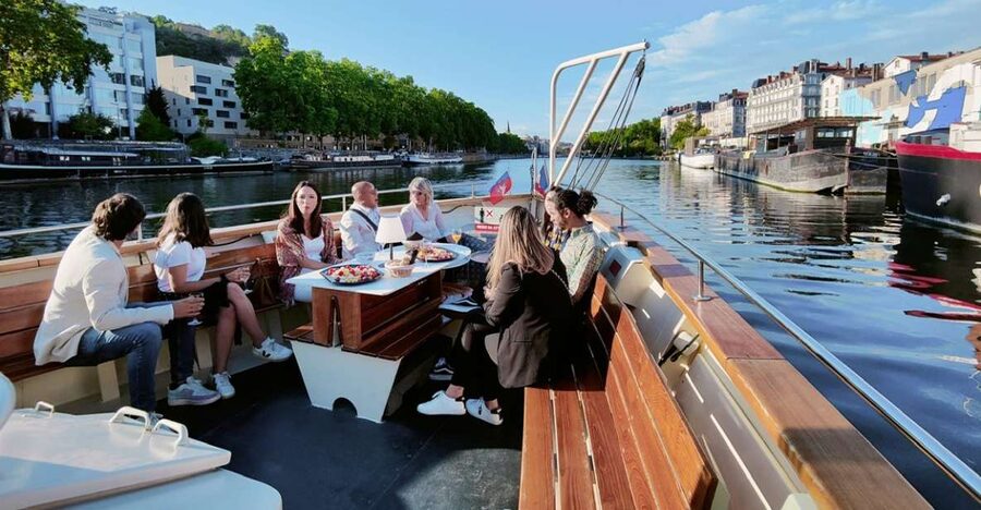Lyon: City Cruise with Charcuterie, Cheese, and Wine - The food is simple, local, and suited to the setting