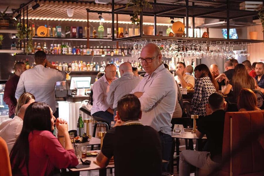 Maltese Wine Tasting with Local Cheeses & Cured Hams - Spinola Café gives the evening a city setting