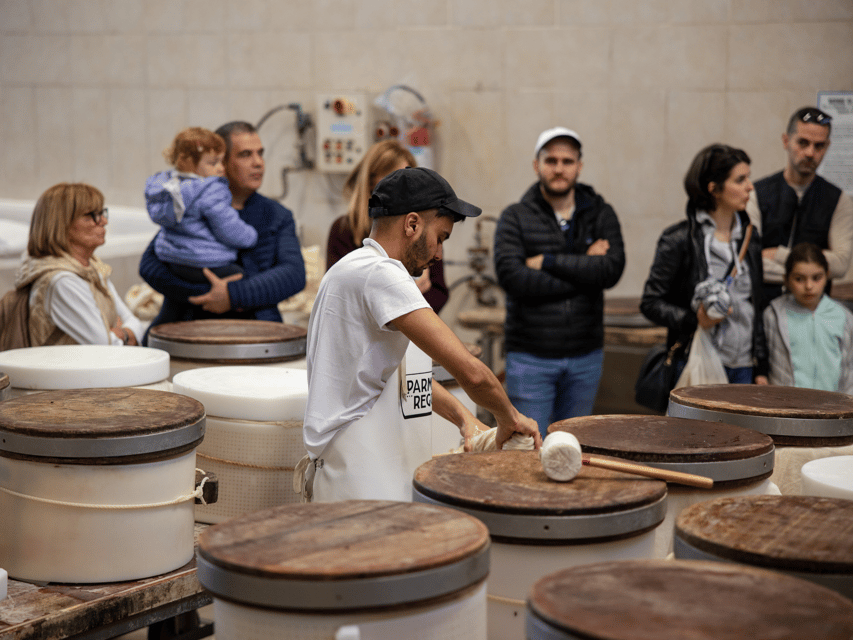 Maranello: Parmesan Factory Tasting & Tour near Modena - Seeing Parmigiano Reggiano from milk to wheel