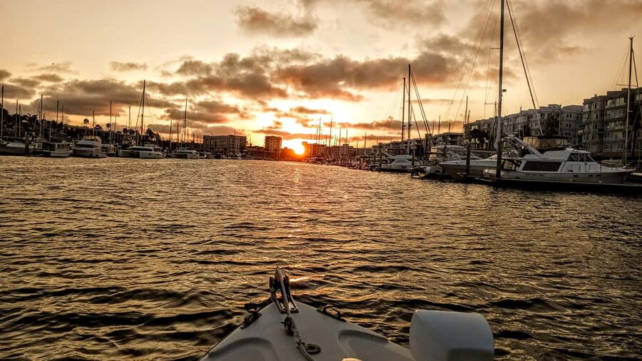 Marina Del Rey: Romantic Cruise, Wine, Cheese, Sealions - Sunset, music, and the romantic mood