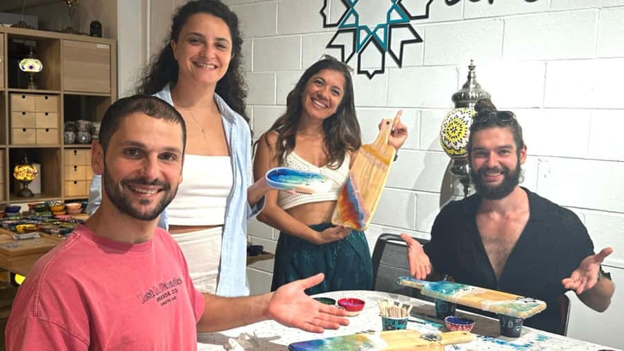 Melbourne: Resin Art Classes - Cheeseboard & Coasters - A Friendly Introduction to Epoxy Resin
