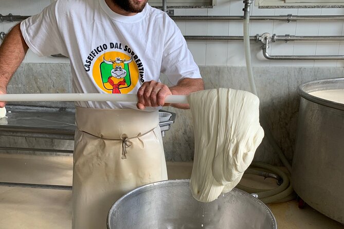 Mozzarella Experience and tasting in Naples - The family garden and the setting