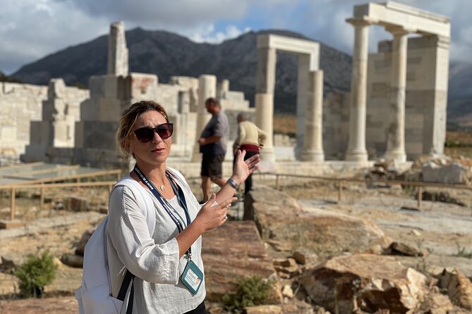 Naxos Mythology & Ancient Sites Tour with Cheese & Wine - Sangri cheese, wine, and olive oil