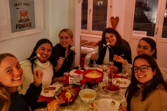 Night Sledding and Fondue Feast Interlaken - Cheese fondue, chocolate fondue, and a warm finish