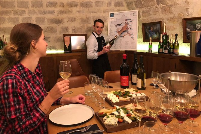 Paris - Ten Wines and Ten Cheeses Tasting in a Royal Cellar - What happens inside Les Caves du Louvre