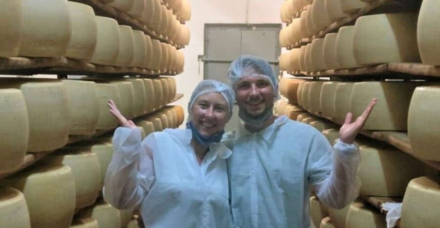 Parma: Parmigiano Production and Parma Ham Tour & Tasting - Meeting the Van at NH Parma