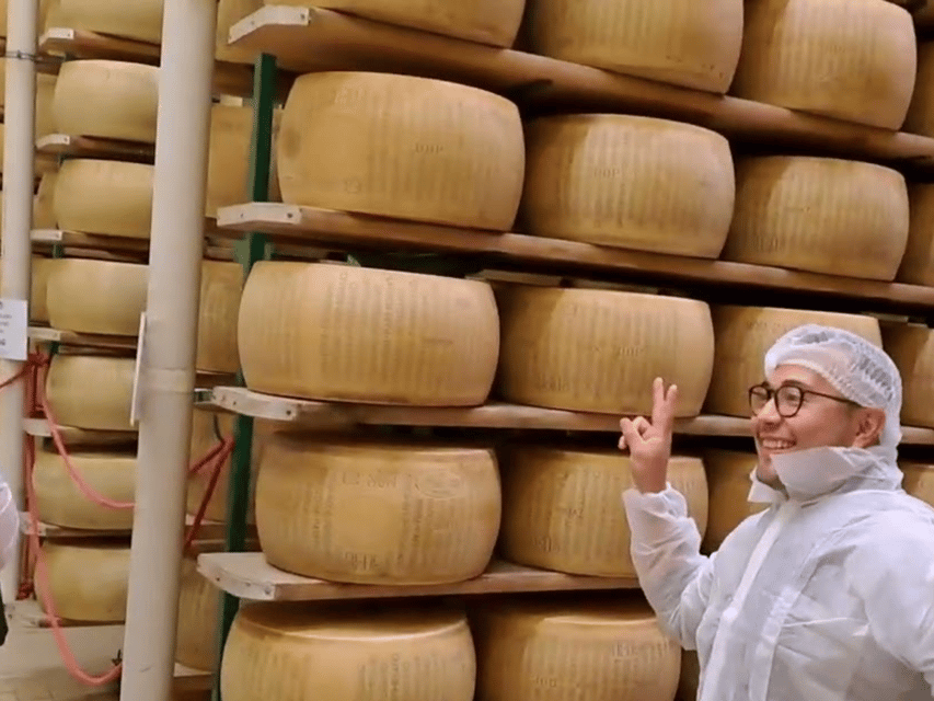 Parmesan Cheese Factory Tour & Tasting near Parma - The video lesson fills in the missing details