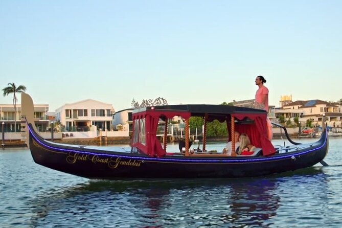 Private, luxury Gold Coast Gondola cruise with cheese & wine - The cheese platter and drinks onboard