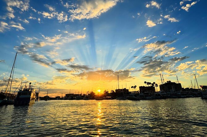 Romantic Luxury Boat Cruise with Wine Cheese Sea LionTours - A sunset cruise through Marina del Rey