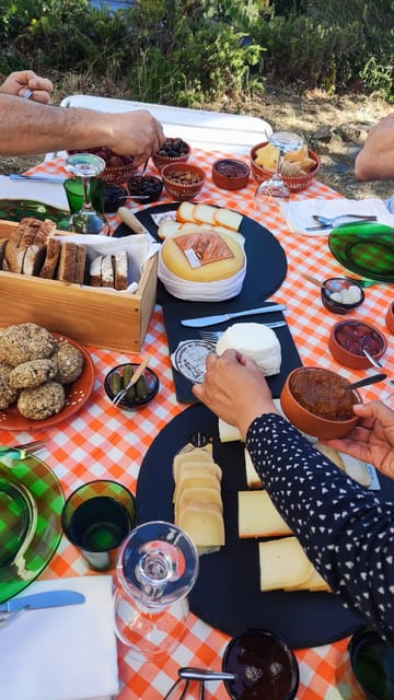 Serra da Estrela: Serra da Estrela cheese tasting - Choosing between a patio, fireplace, and valley view