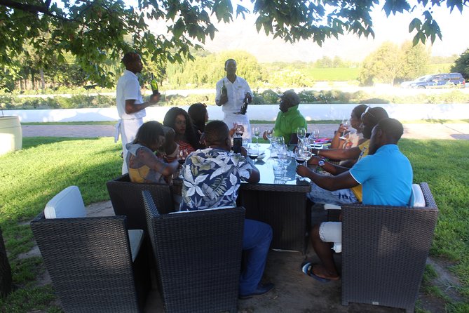 Shared Tour To The Wineries Stellenbosch Paarl + Cheese Tasting from Cape Town - Babylonstoren brings in gardens and mountain views