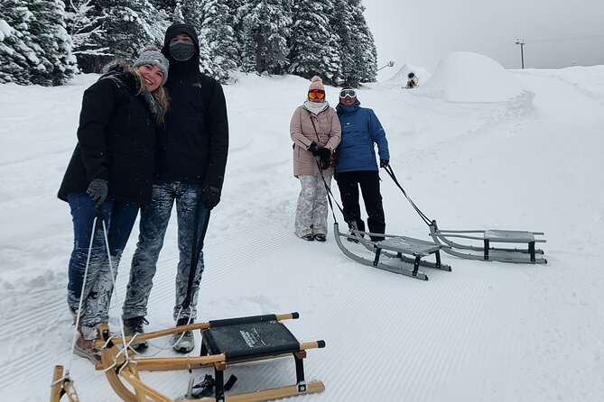 Sledding Cheese Fondue, Chocolate - Chocolate before the sled run