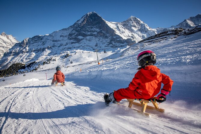 Sledding Cheese Fondue, Chocolate - Learning to steer and brake