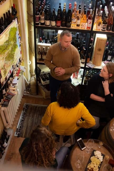 Sofia: Wine & Cheese Tasting Experience - Arriving at Tempus Vini on Knyaz Boris I Street