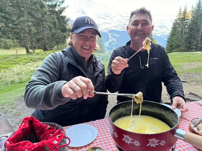 Sunset Hike with Cheese Fondue in Wengen - Key points at a glance