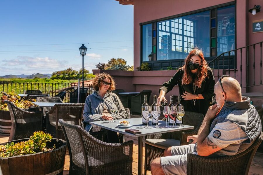 Tacoronte: Guided Winery Tour with Wine and Cheese Tastings - Staying for lunch at the winery restaurant