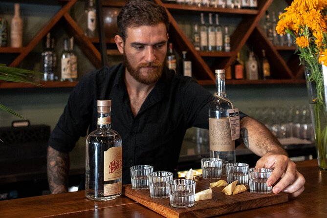 Tequila and Mezcal Tasting in Tulum with Cheese Pairing - Learning how to drink mezcal properly